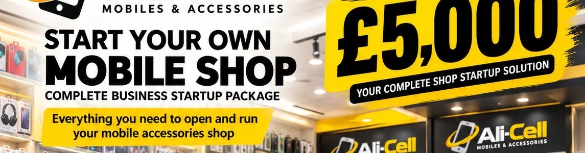 Start your own mobile shop. Complete business startup package for $5,000.