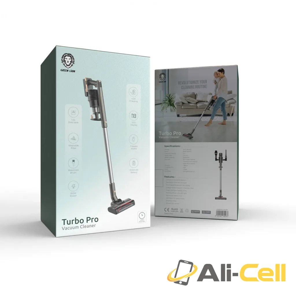 Green Lion Turbo Pro Vacuum Cleaner - Black — 3