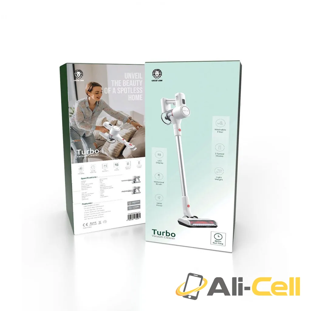Green Lion Turbo Vacuum Cleaner - White — 2