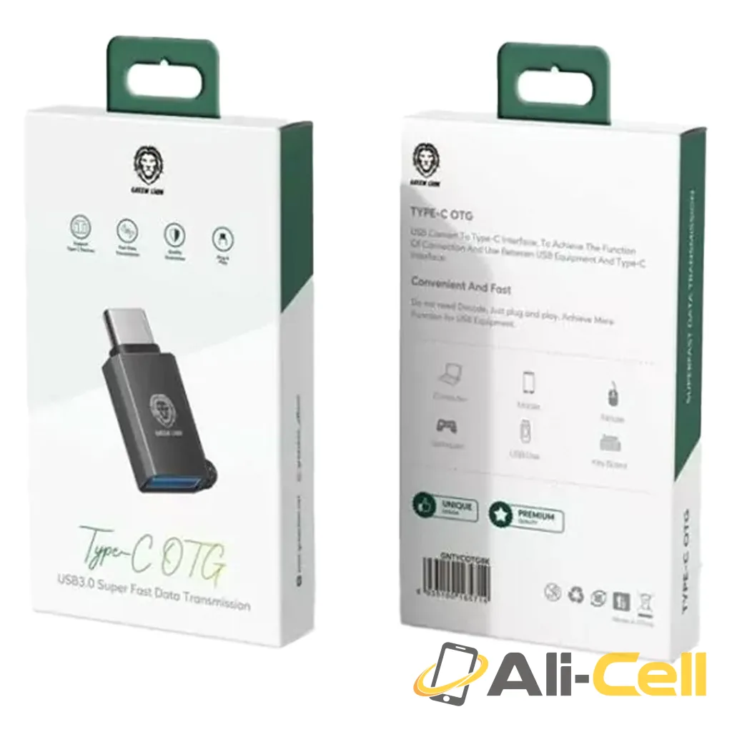 Green Lion Type-C OTG 3.0 - Silver — 2