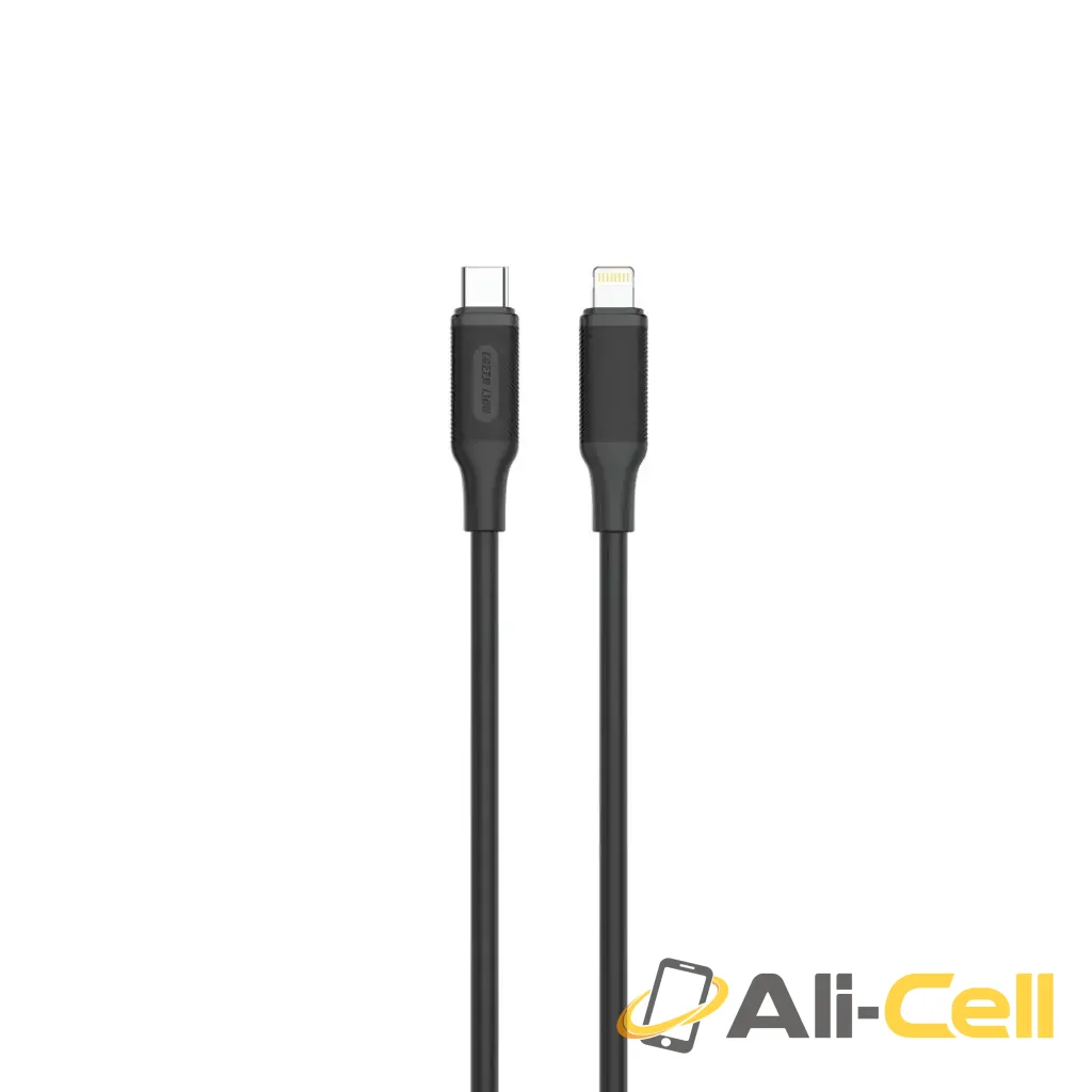 Green Lion USB-C to Lightning PVC Cable 3M - Black