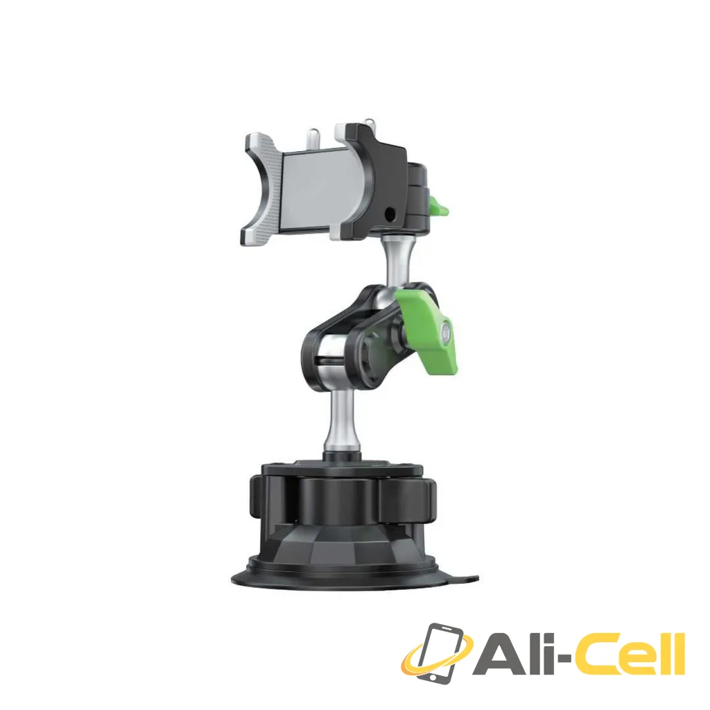 Green Lion Ultimate Phone Holder with Suction Cup Mount 4.5 - 7.2" - Black