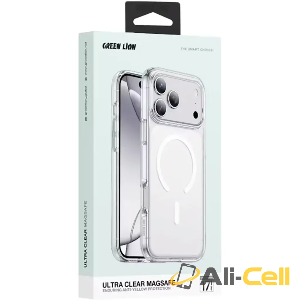 Green Lion Ultra Clear MagSafe Case for iPhone 17 Pro Max — 3