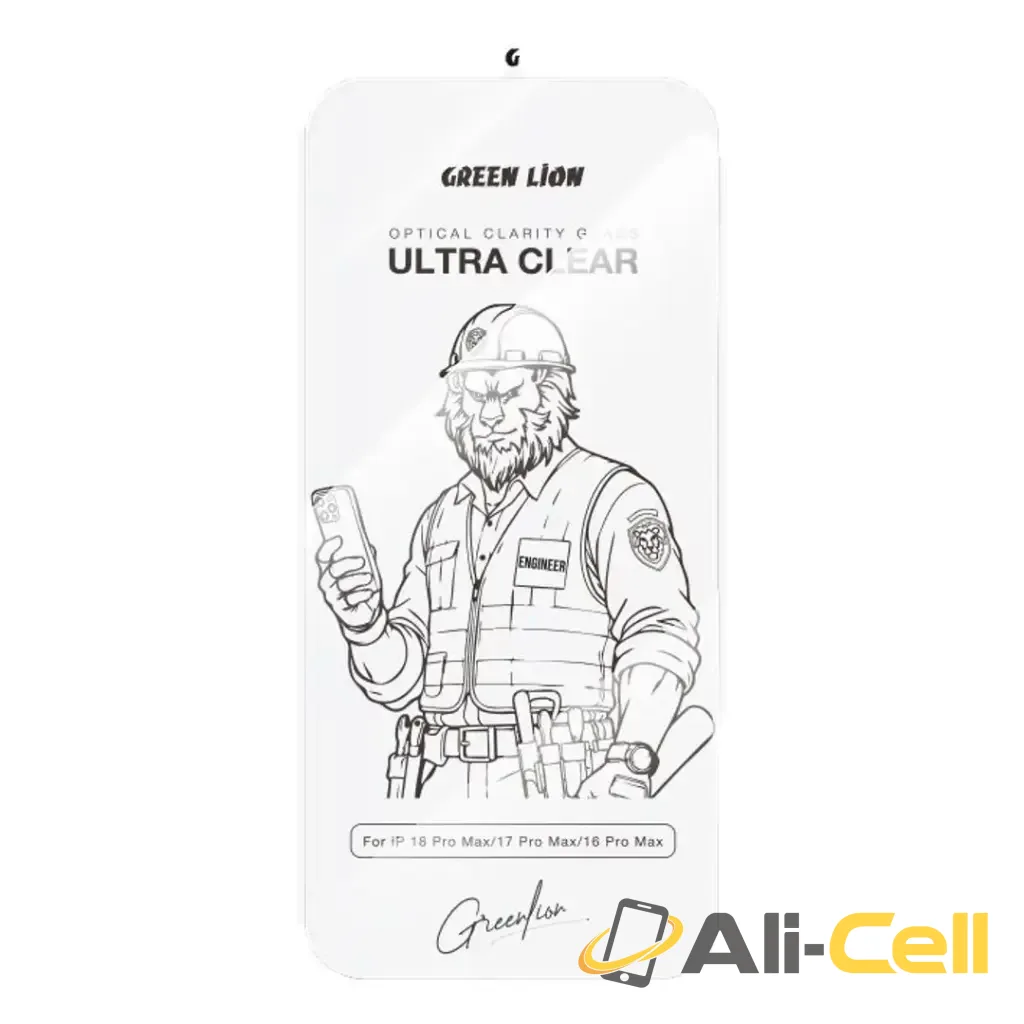 Green Lion Ultra Clear Ultra - Strong Tempered Glass  for iPhone 18/17 Pro / Pro Max - Clear — 3