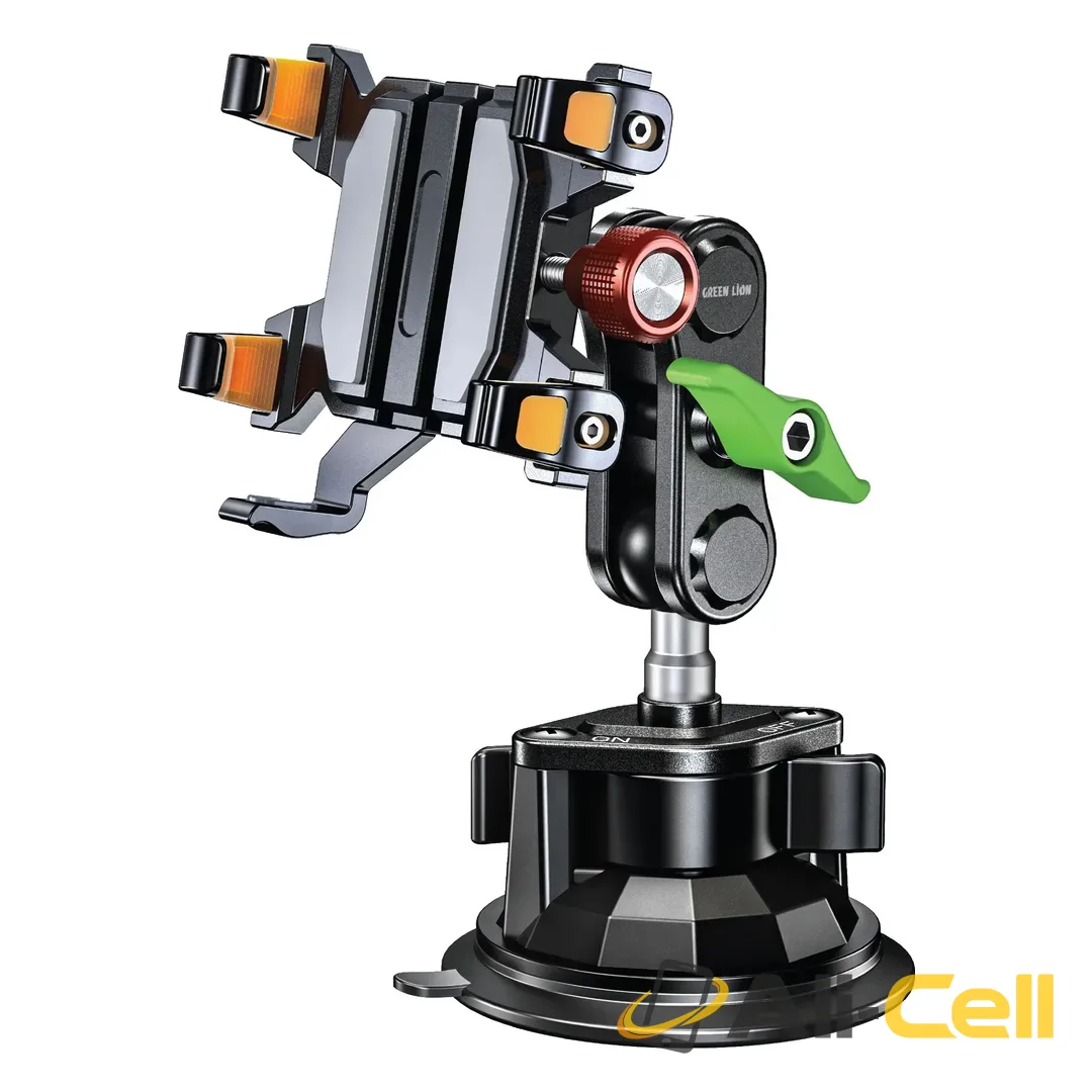 Green Lion Ultra Grip Holder with Strong Suction Cup - Black