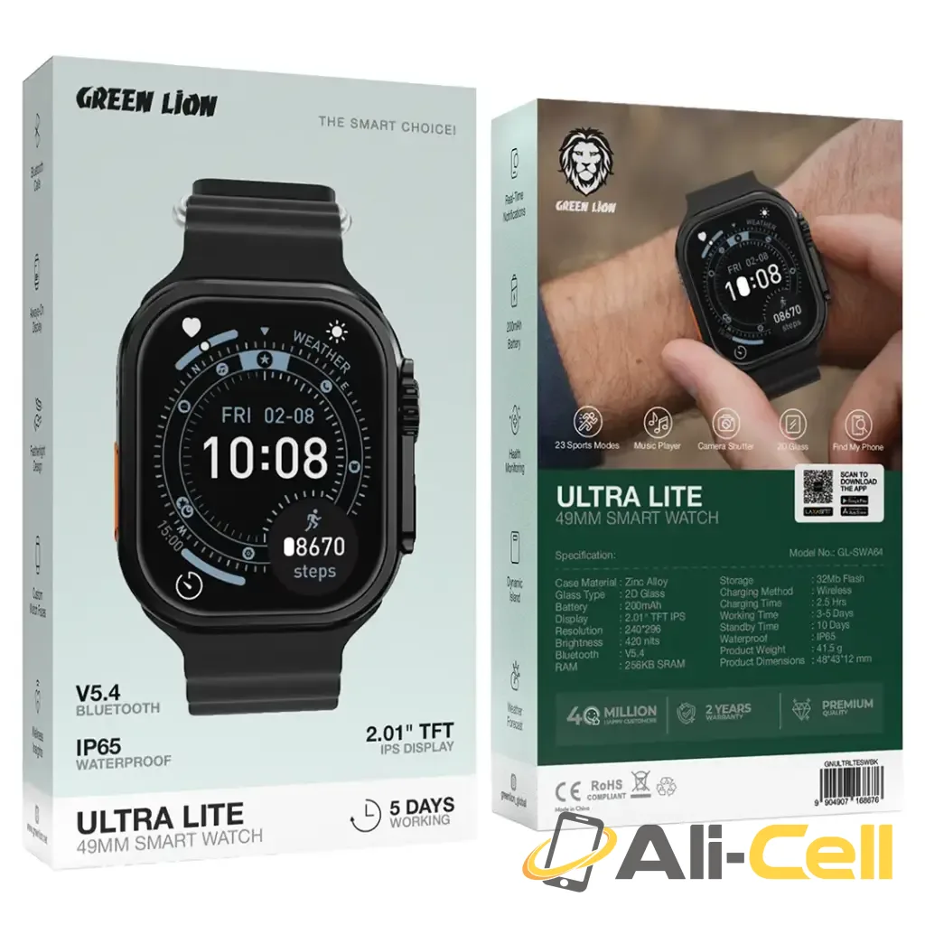 Green Lion Ultra Lite 49mm Smart Watch — 2