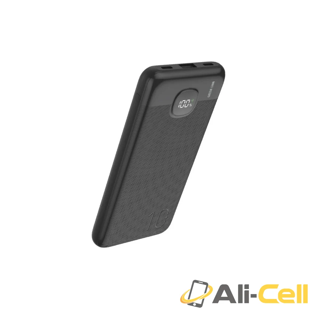 Green Lion Ultra Compact Power Bank PD 20W 10000mAh - Black
