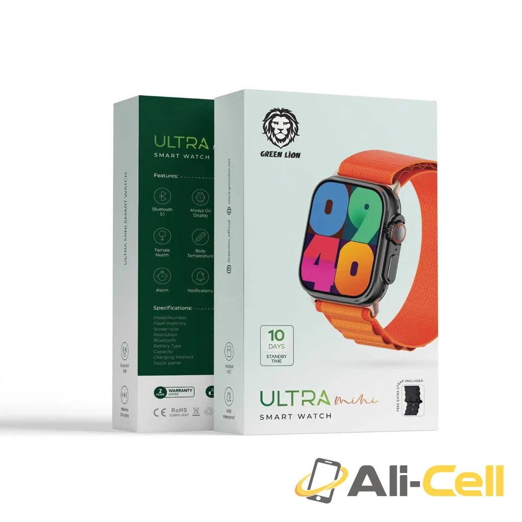 Green Lion Ultra Mini Smart Watch, 220mAh, Waterproof, Multiple NFC — 2