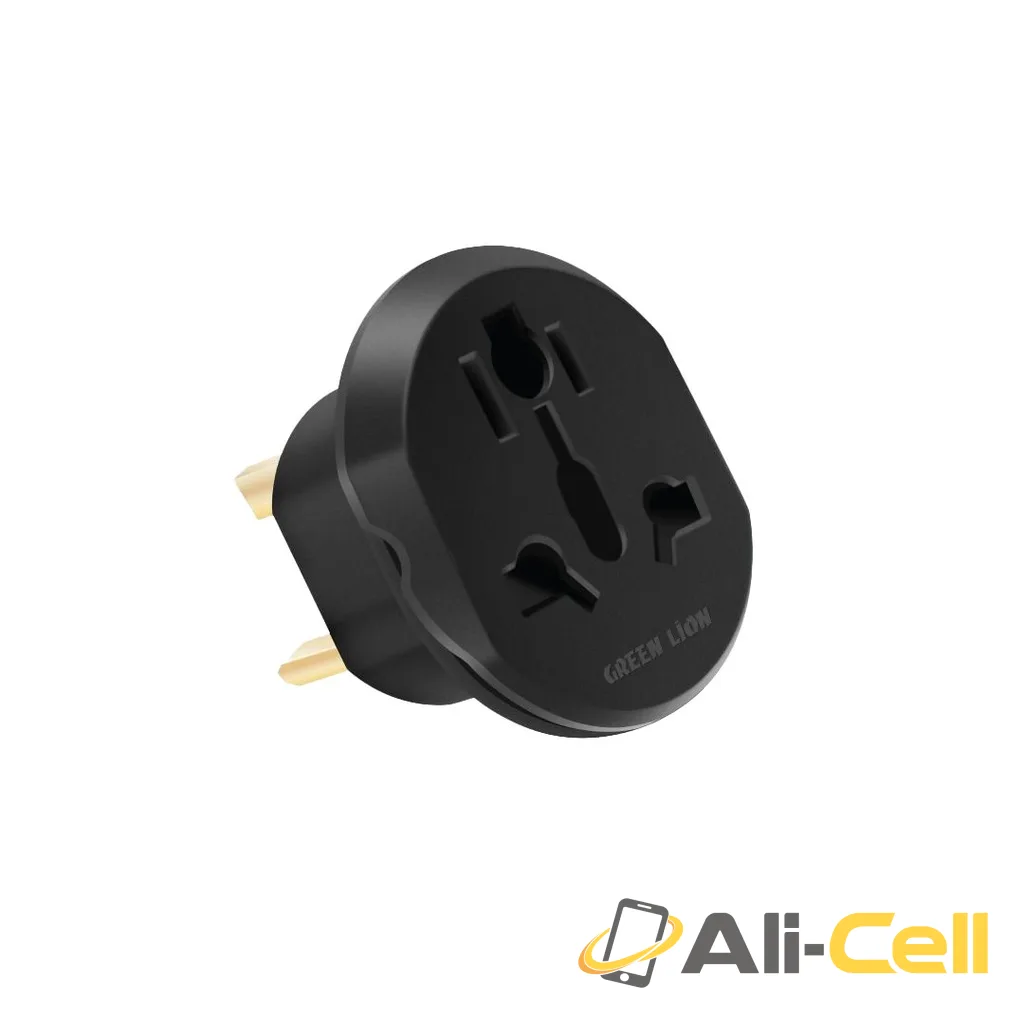 Green Lion Universal Conversion Plug 2 UK - Black