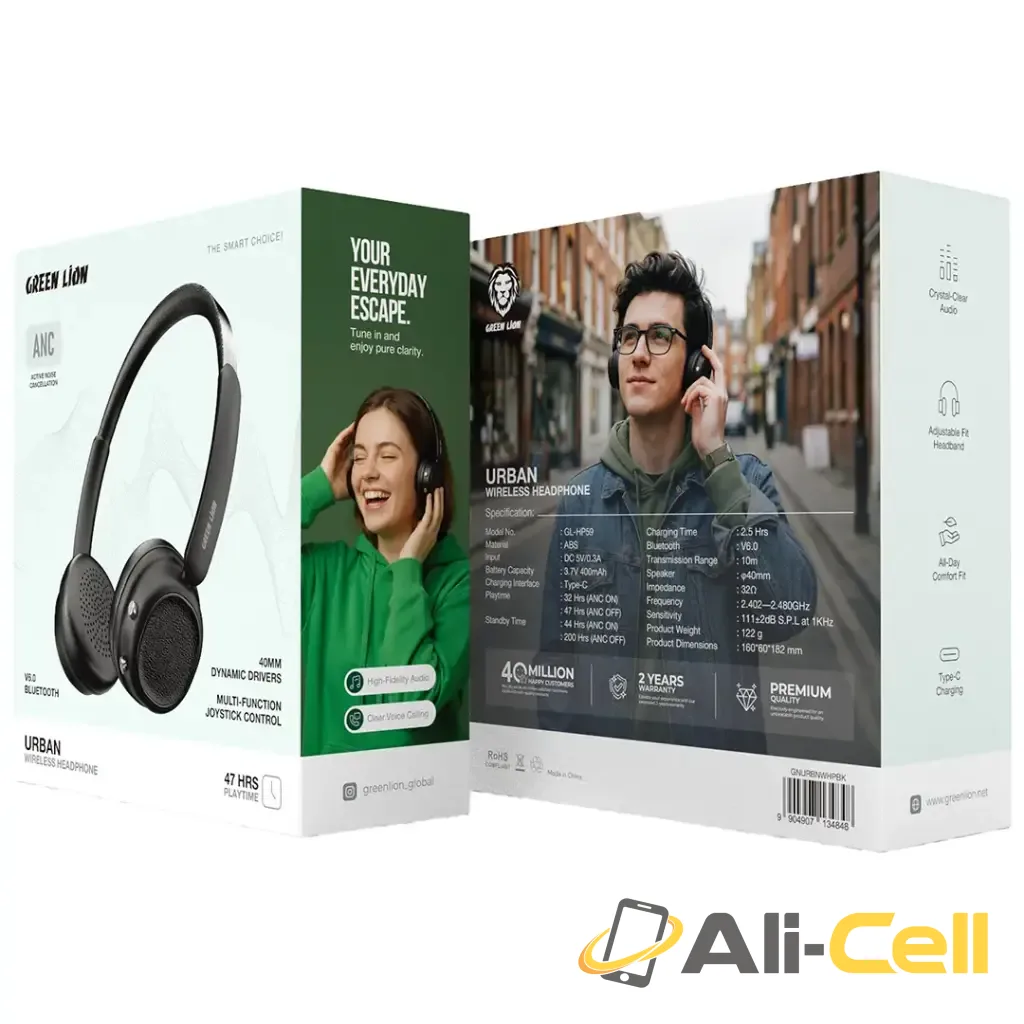 Green Lion Urban Wireless Headphone — 3