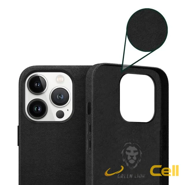 Green Lion Vegan Leather Case — 2