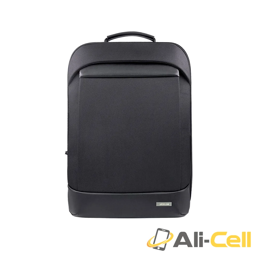 Green Lion Vienna Fingerprint Backpack - Black