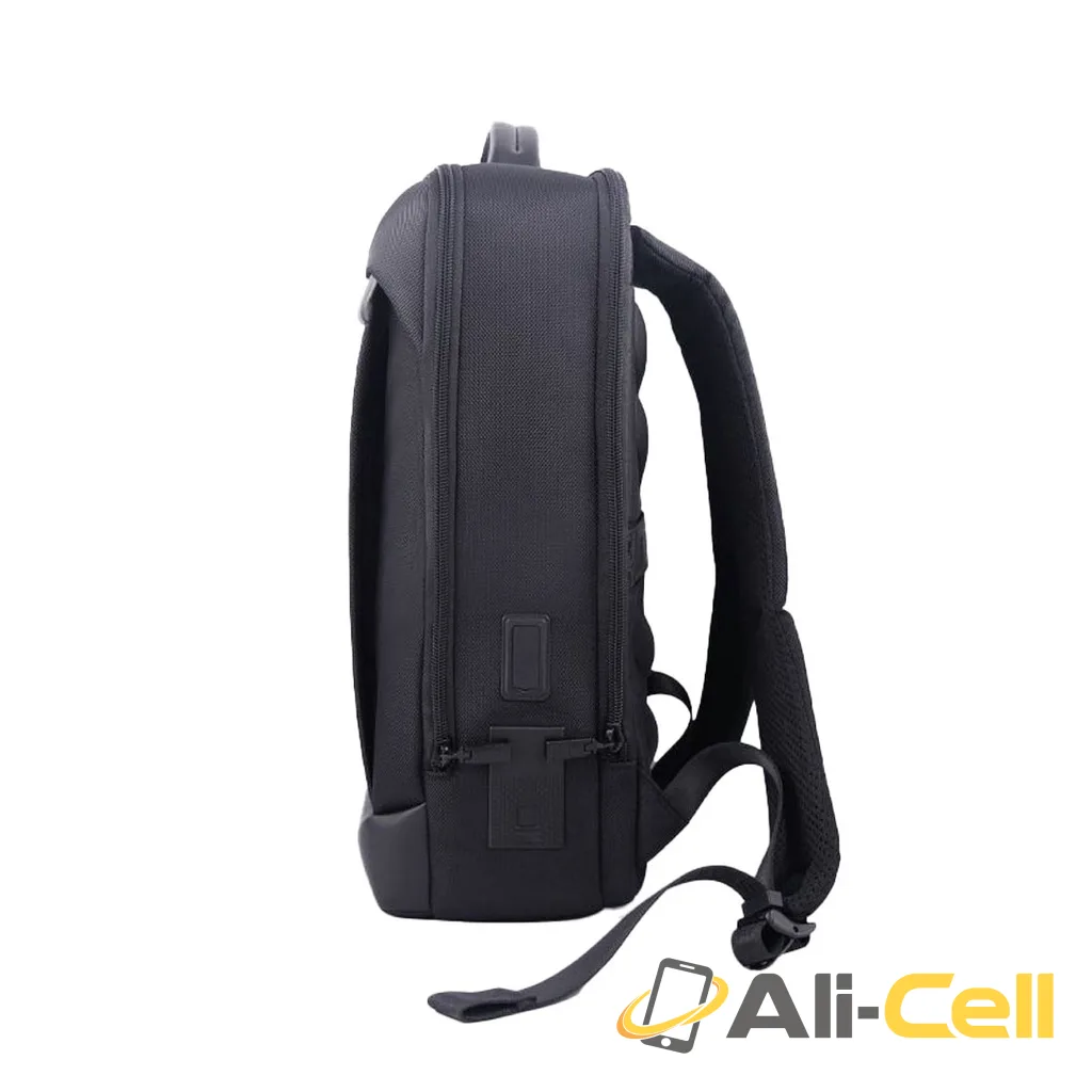 Green Lion Vienna Fingerprint Backpack - Black — 2