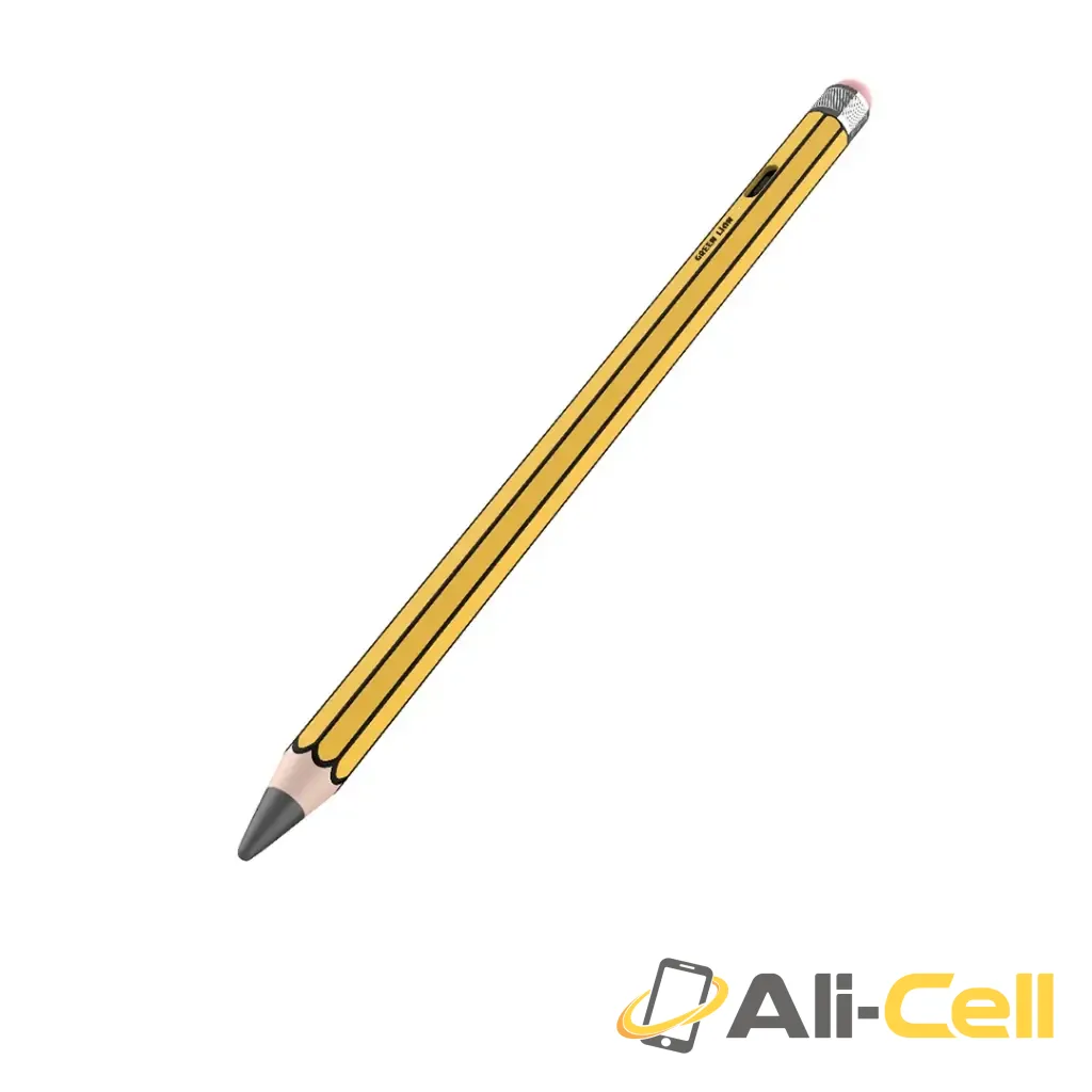 Green Lion Vintage 2 in 1 Stylus Pencil - Yellow — 2