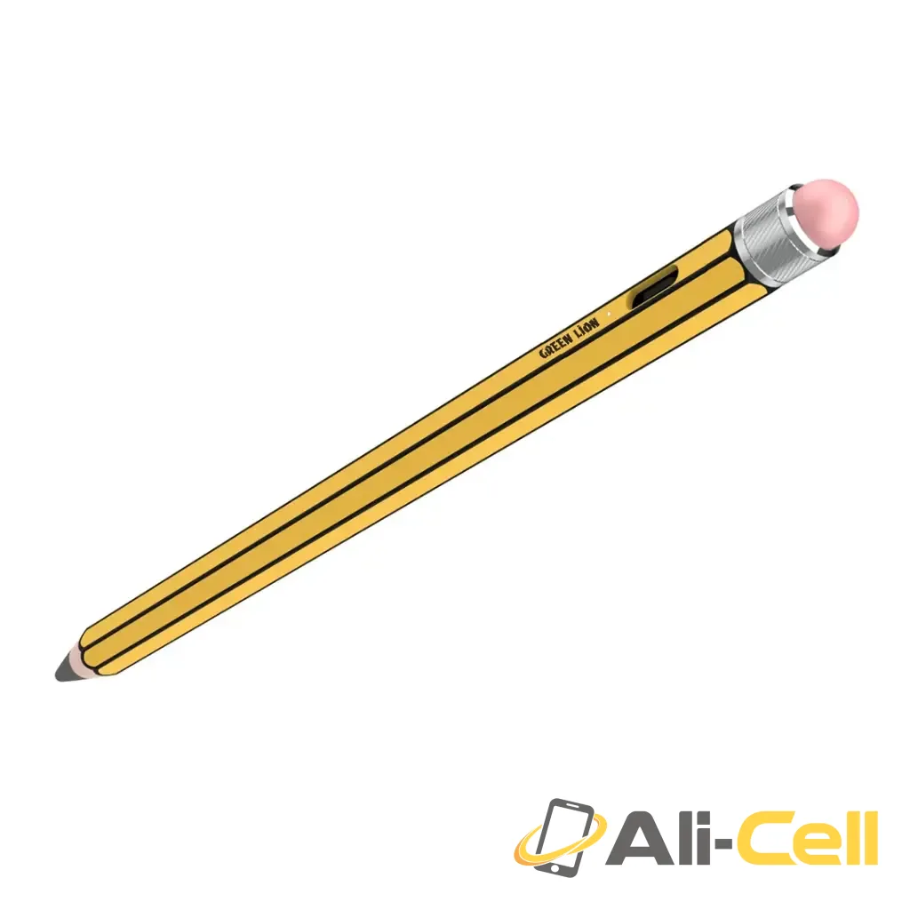 Green Lion Vintage 2 in 1 Stylus Pencil - Yellow — 3