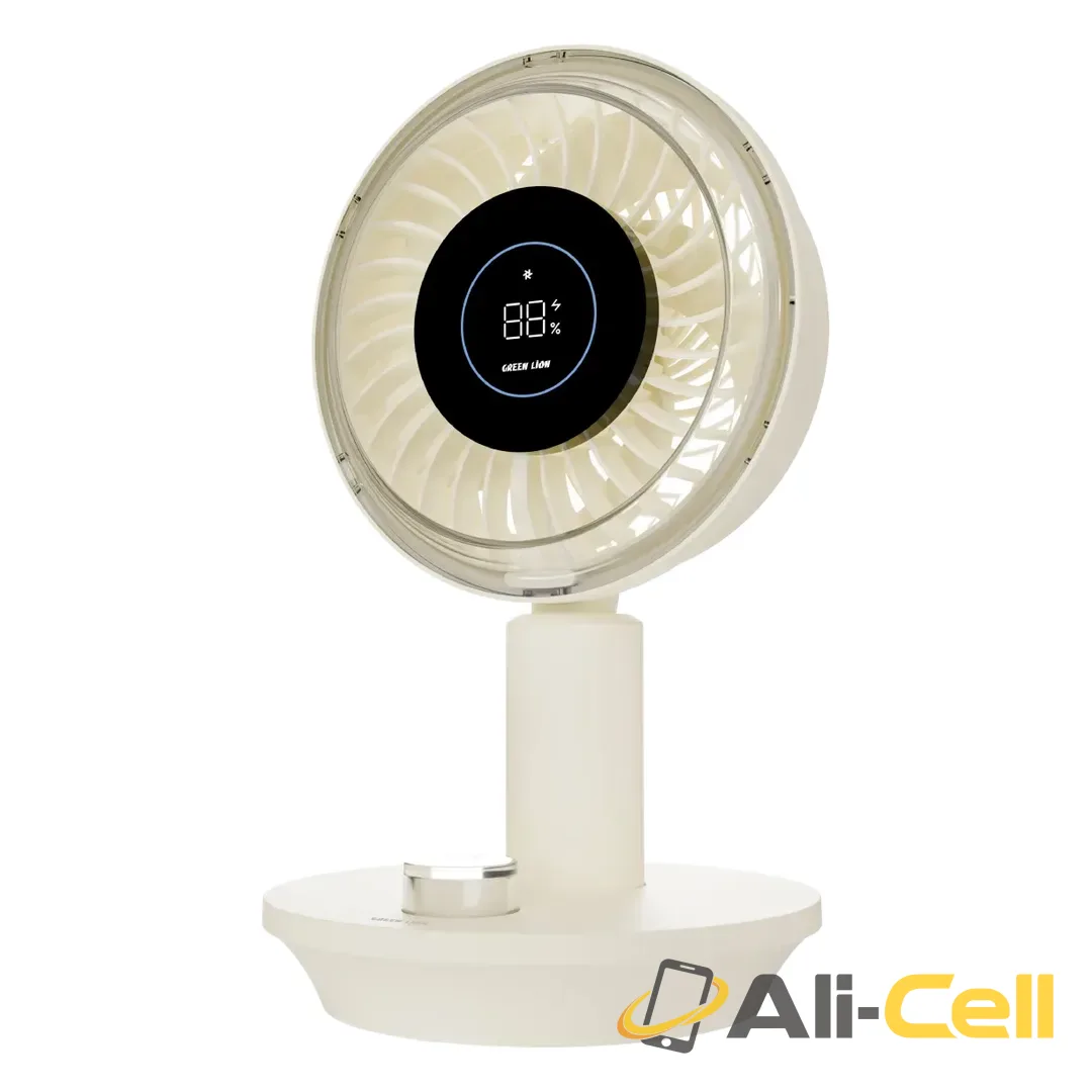 Green Lion Viora Air Desktop Fan - White