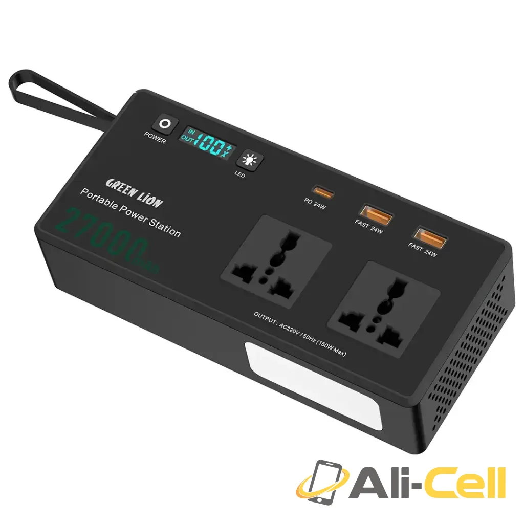 Green Lion Volt Mate 27000mAh Power Station - Black