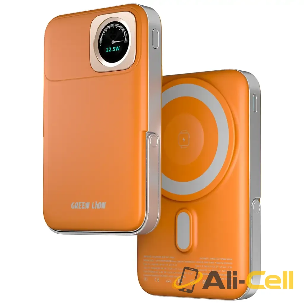 Green Lion Volt Gauge 10000mAh Power Bank - Orange