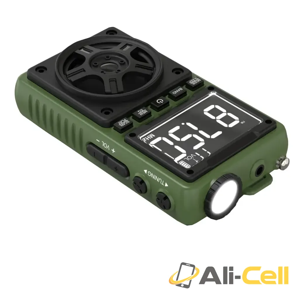 Green Lion Voyager Portable Radio | Flash Light |  Speaker - Green — 2