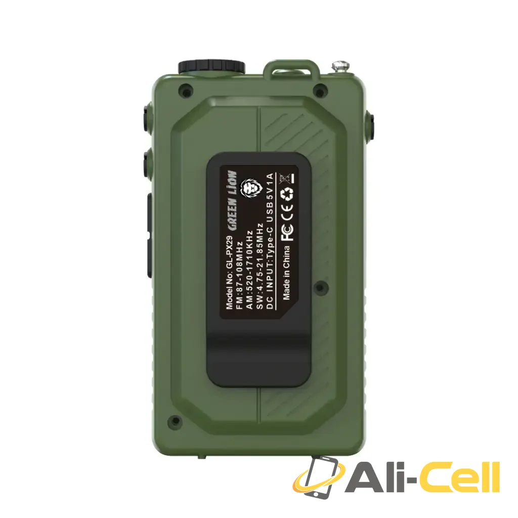 Green Lion Voyager Portable Radio | Flash Light |  Speaker - Green — 3