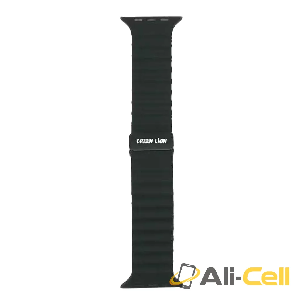 Green Lion Wave Mettalic Watch Band 42/44/45/49MM
