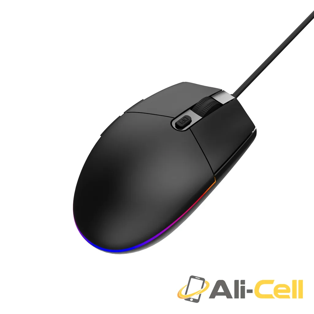 Green Lion Wired Gaming Mouse - Black — 3