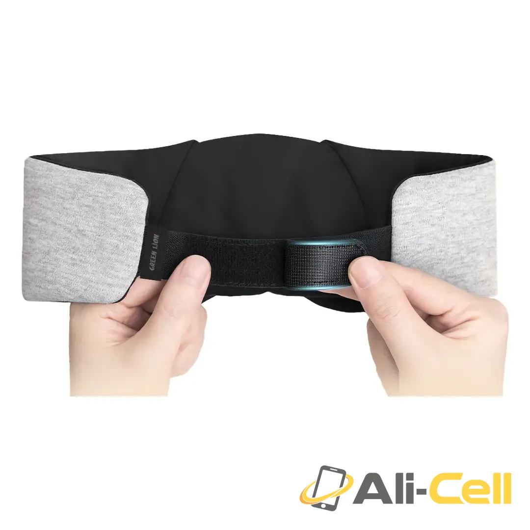 Green Lion Wireless Audio Sleep Mask with Ultra-Comfort Meditation - Grey — 2