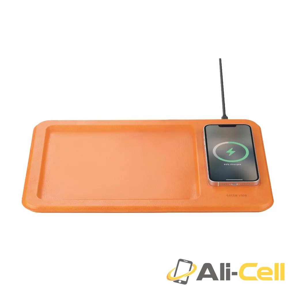 Green Lion Wireless Pad Storage & Charging - Orange