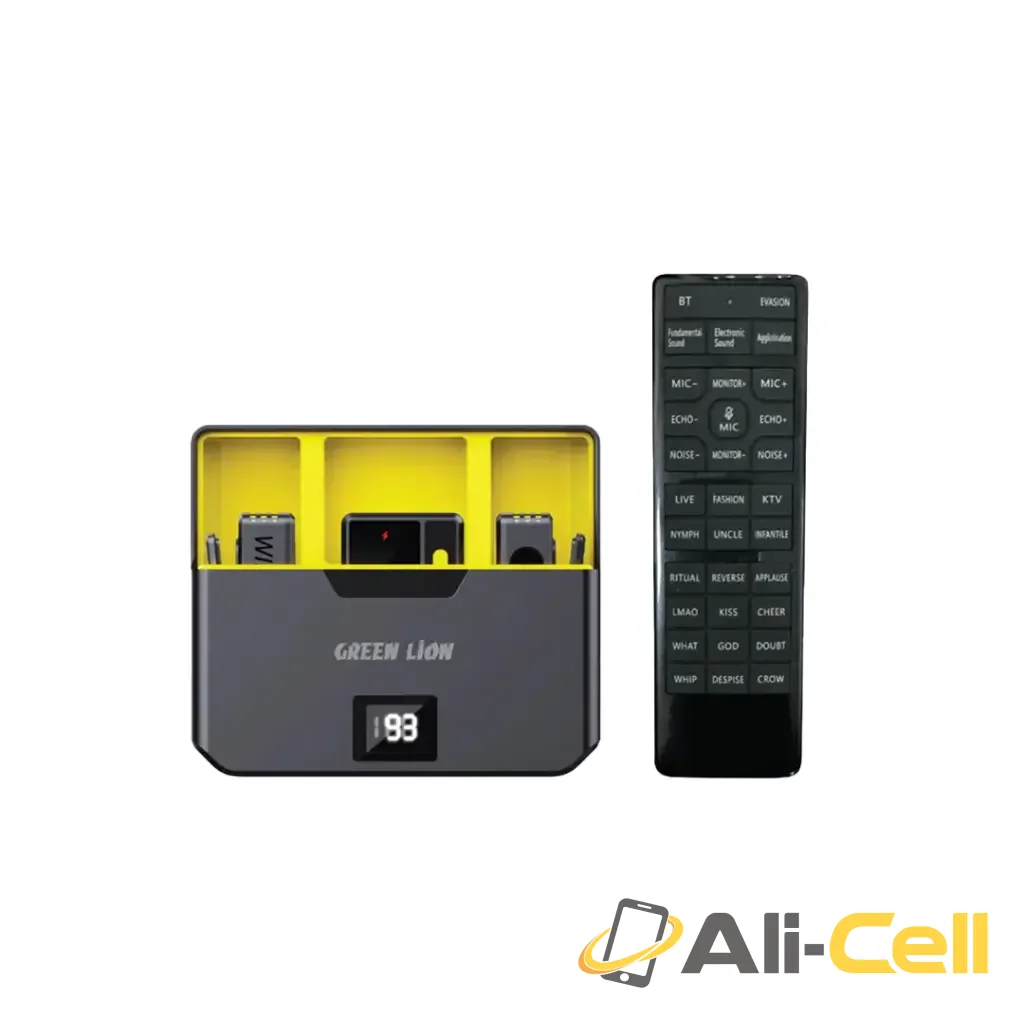 Green Lion Wireless Microphone With Remote Control - Black — 2