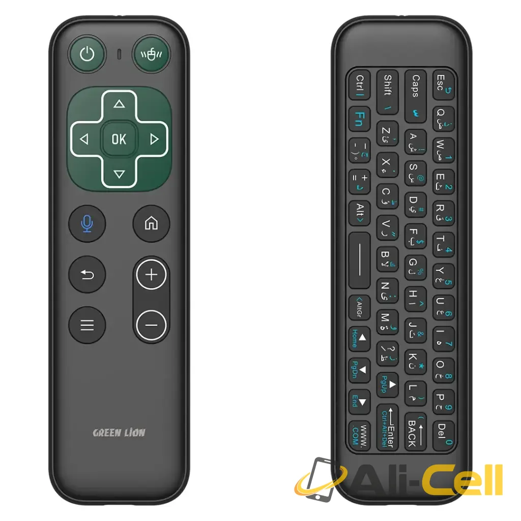 Green Lion Wireless Remote with Keyboard and Mouse - Black