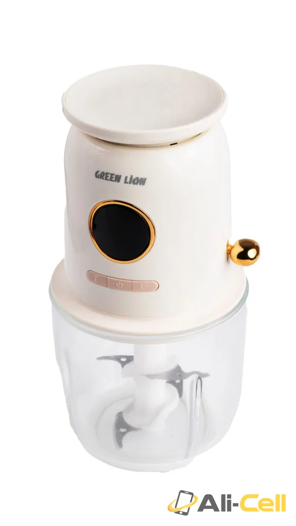 Green Lion Wireless Weighing Food Chopper 600mL 7.4V - White — 2