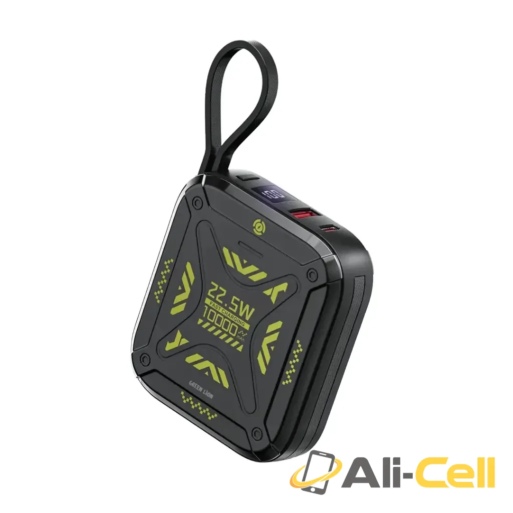 Green Lion Xtreme 10 Power Bank 10000mAh PD 22.5W - Black