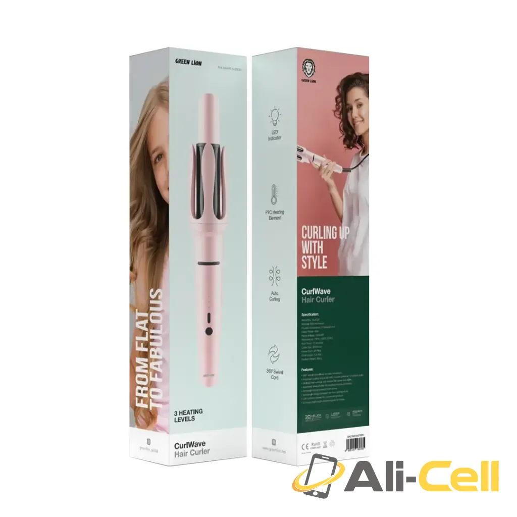 Green Loin Curlwave Hair Curler - Pink — 2