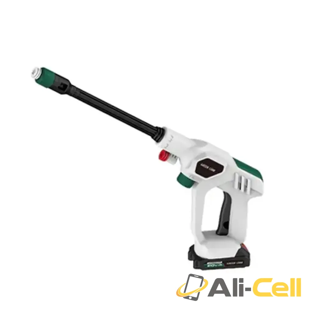Green Lion Wireless Pressure Wash Gun 130W 2000mAh - White — 2