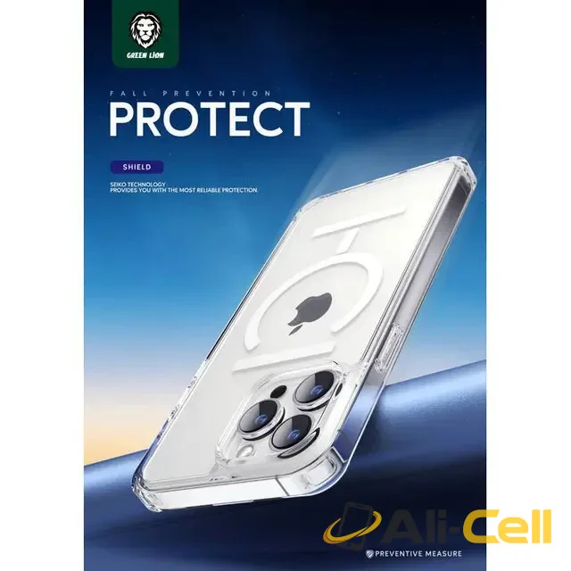 Series 8 Transparent Case with Strong Magnetic Adsorption Strip iPhone 14 Pro - Clear — 3