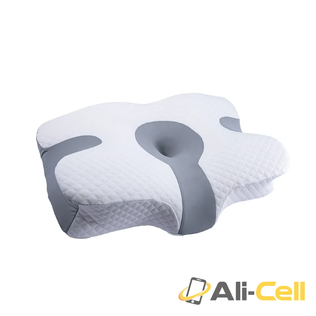 Green lion Cloud Memory Foam Pillow - White
