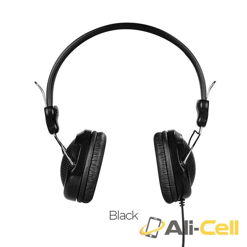 Wired headphones “W5 Manno” with mic adjustable head beam