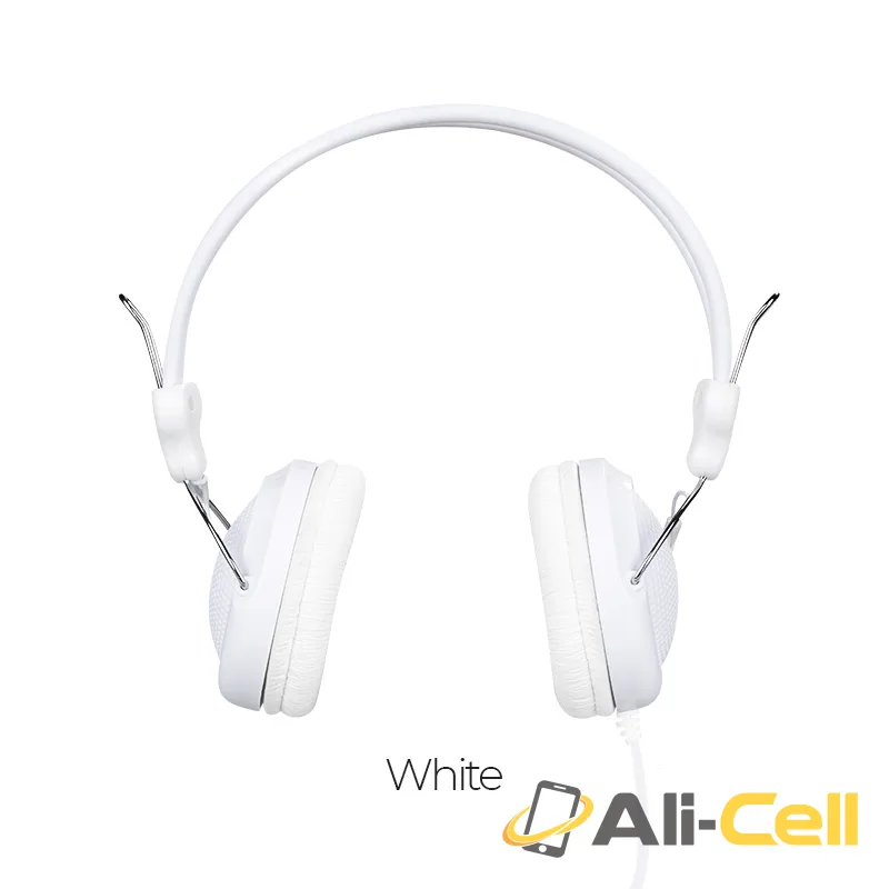 Wired headphones “W5 Manno” with mic adjustable head beam