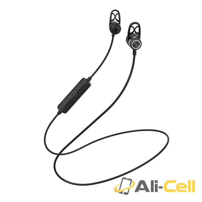 Wireless earphones “ES14 Breathing sound” magnetic sport headset with mic — 3