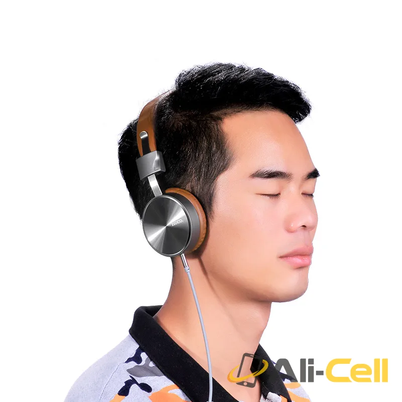 Wired headphones “W2” adjustable head beam with mic — 7