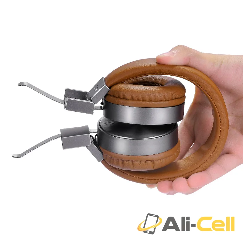 Wired headphones “W2” adjustable head beam with mic — 3