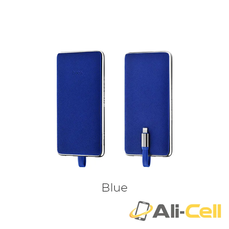 Power bank «J1 Linstar» 10000 mAh single USB with built-in Lightning cable