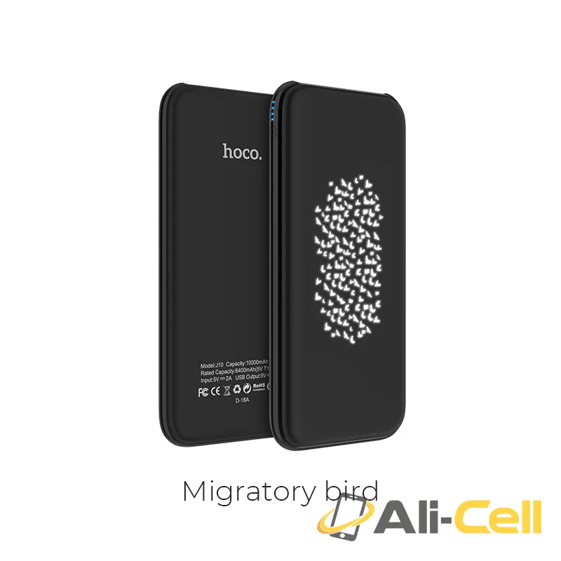 Power bank «J10 Glowing pattern» 10000 mAh dual USB output
