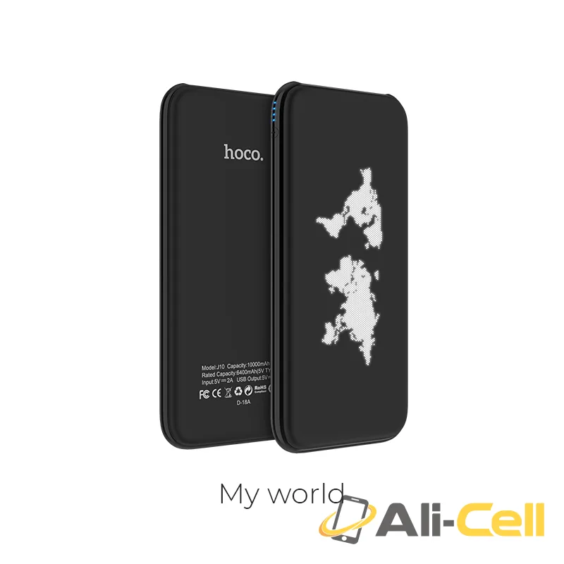 Power bank «J10 Glowing pattern» 10000 mAh dual USB output