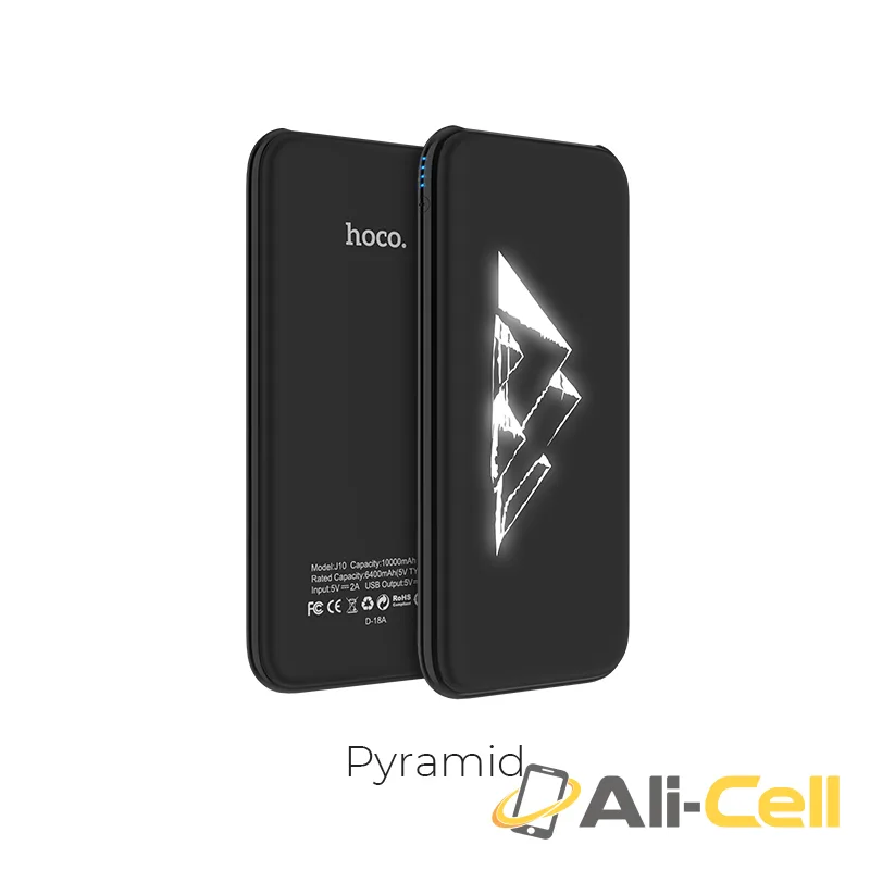 Power bank «J10 Glowing pattern» 10000 mAh dual USB output
