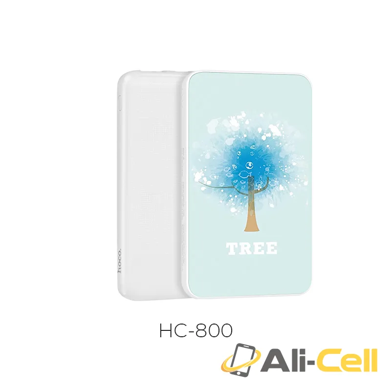 Power bank «J6 Iridescence» 10000mAh dual USB with LED display