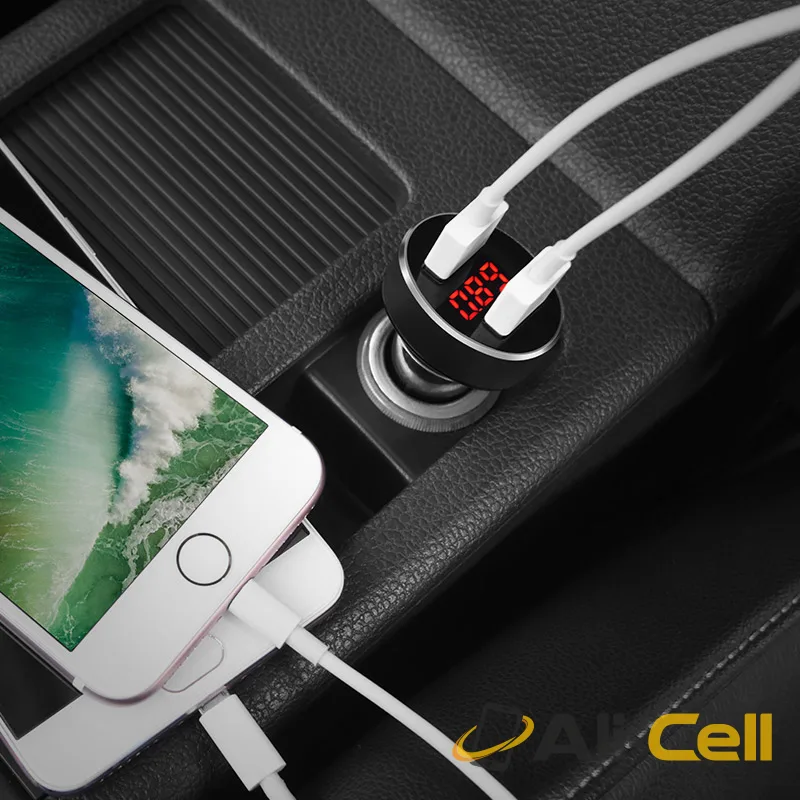 Car charger «Z26 High praise» digital display dual USB — 6