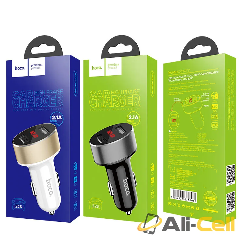 Car charger «Z26 High praise» digital display dual USB — 7