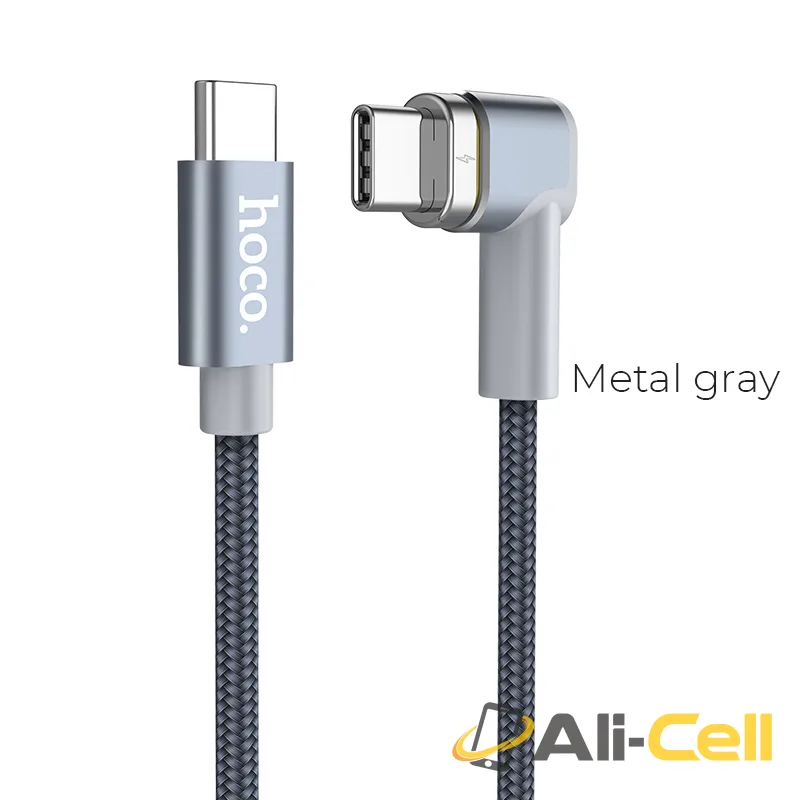 Cable Type-C to Type-C «U40C 87W angled» charging wire (2m)