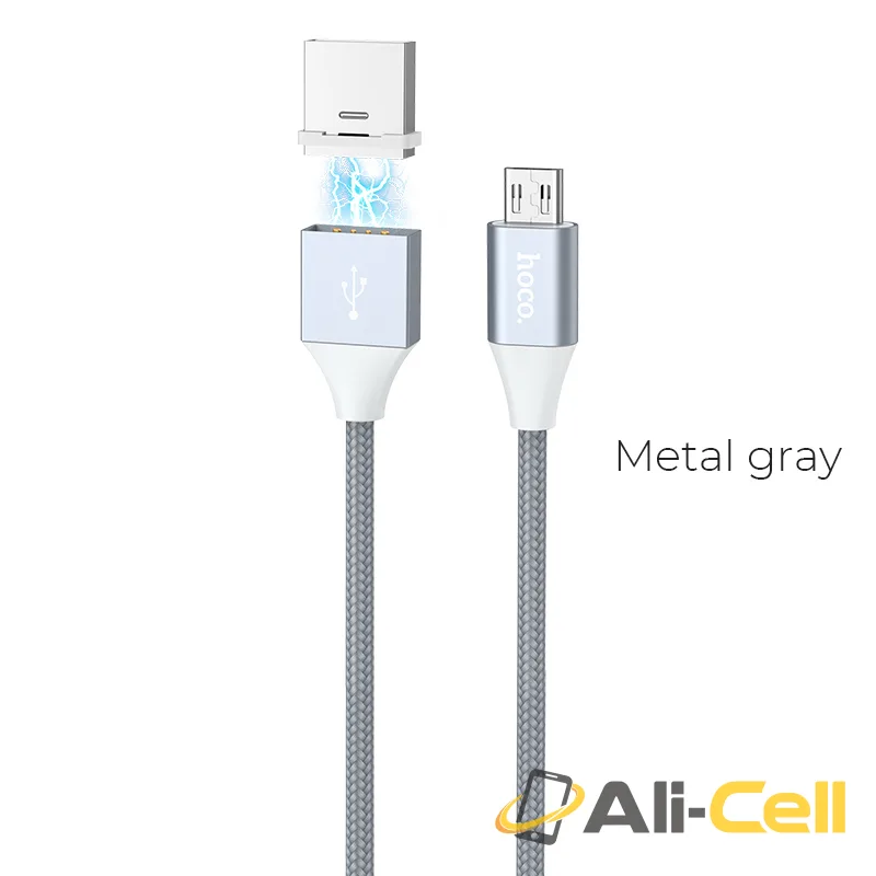 Cable USB to Micro-USB «U40B Magnetic» charging data sync (1.0m)